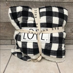 Rae Dunn Love Throw